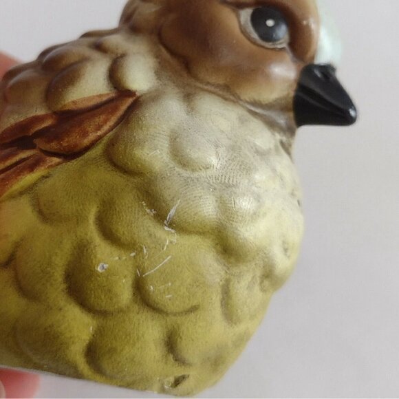 Vintage Josef Originals Hand Painted Bird Candle Holder Figurine Small - Picture 8 of 10